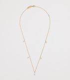 Harrods yellow gold diamond necklace 0.80ct (British brand)