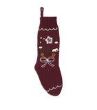 Shirley Bredal hellebore wool Christmas stocking, UK version