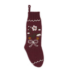 Shirley Bredal hellebore wool Christmas stocking, UK version