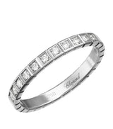 Harrods Chopard White Gold and Diamond Ice Cube Ring- Buy online at McGrocer
