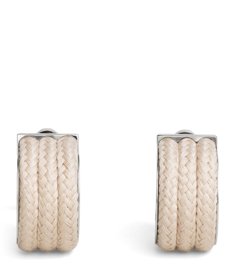Alaïa corded hoop earrings, UK version
