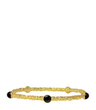Halcyon Days gold-plated cabochon bangle - British product