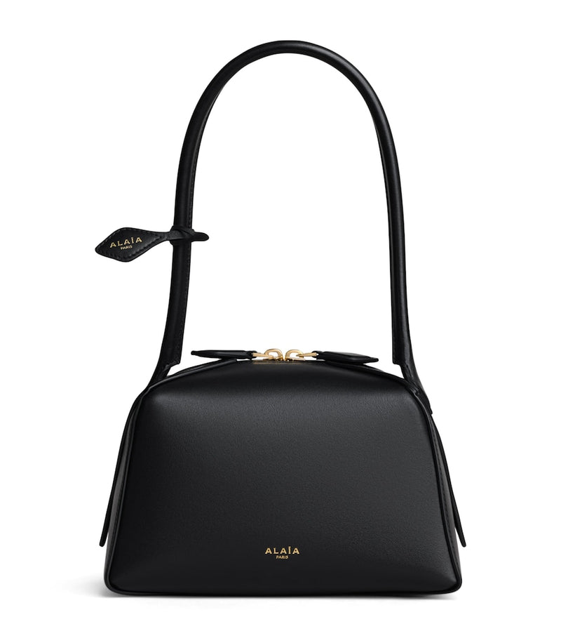 Alaïa small leather Le Bouledogue shoulder bag calfskin - British product