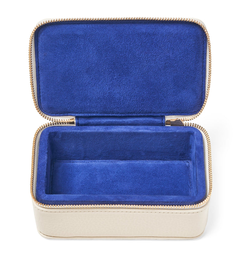 Aspinal of London medium leather travel jewellery box - British product