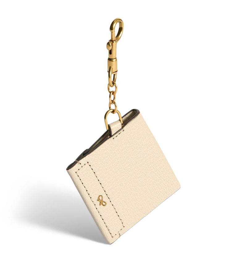 Anya Hindmarch leather match book charm small (British brand)
