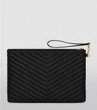 Saint Laurent Monogram matelassé pouch imported from the UK