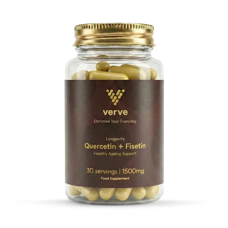Quercetin Fisetin supplement 1500mg 30 capsules (British brand)