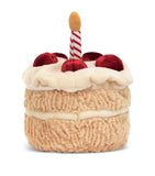 Jellycat amuseables birthday cake plush toy 16cm (British brand)