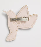 Donsje leather hummingbird hair clip - British product