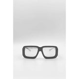 Superdrug SVNX Oversized Square Frame Sunglasses Grey Pink Mirror One Size- Buy online at McGrocer
