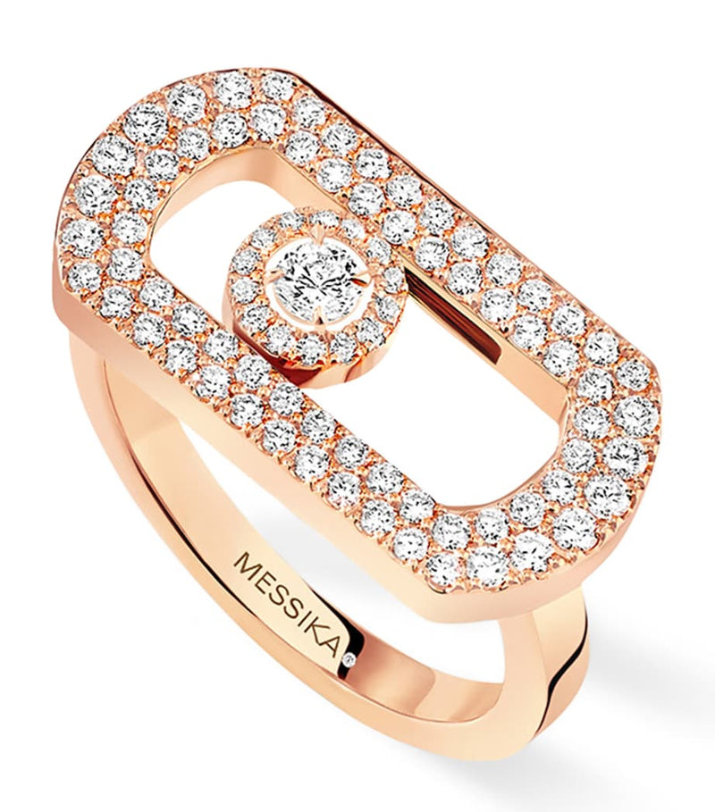 Messika So Move rose gold diamond ring 0.60ct (British brand)