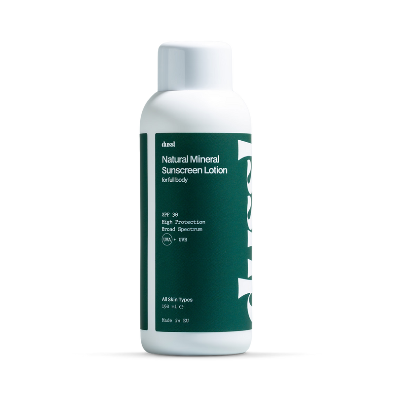 dussl Natural Mineral Sunscreen SPF 30 150ml (British brand)