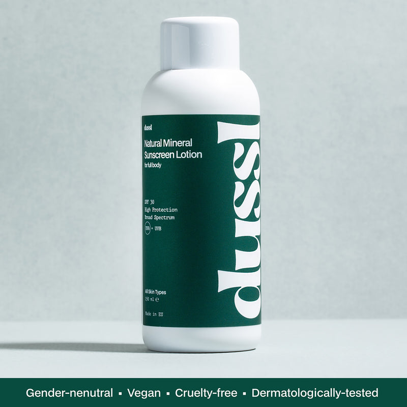 dussl Natural Mineral Sunscreen SPF 30 150ml (British brand)