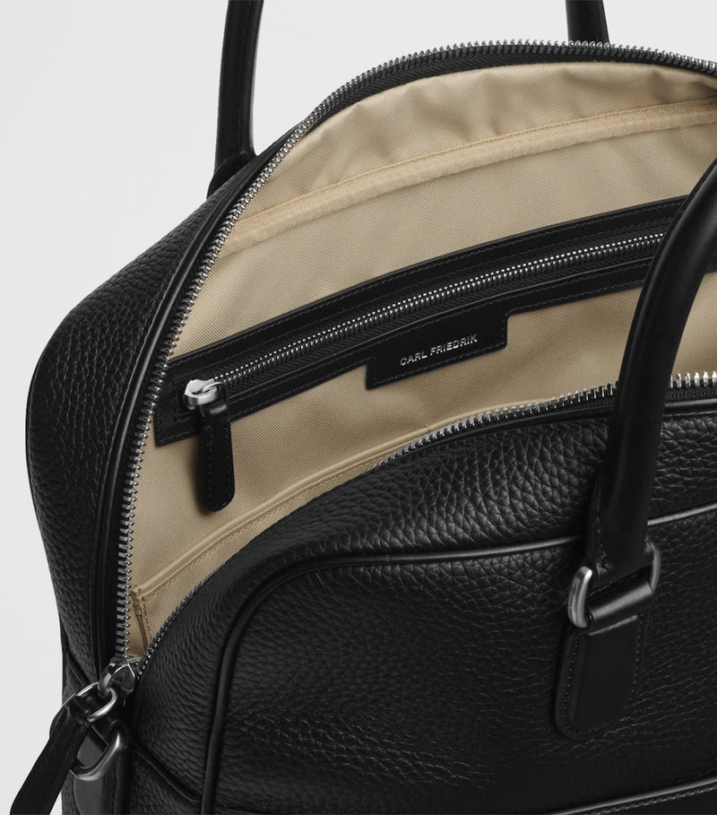 Carl Friedrik Dunloe leather briefcase - British product