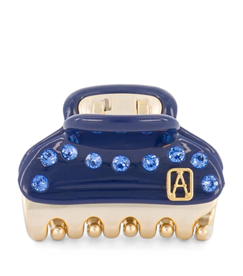 Alexandre de Paris gold-plated crystal hair clip 3cm, UK version
