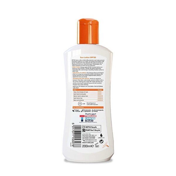 Calypso Sun Lotion SPF30 Fast Absorbing 200ml - British product
