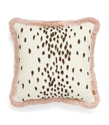 Harrods Poodle & Blonde Fringed Tottenham Dalmatian Cushion (52cm x 52cm)- Buy online at McGrocer