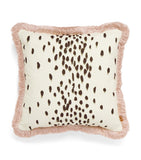 Poodle & Blonde fringed dalmatian cushion 52cm x 52cm, imported from the UK