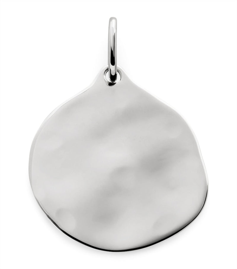 Monica Vinader Siren Muse round pendant 2.3cm, UK version