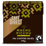 Cafedirect Fairtrade Machu Picchu Peru Coffee Bags 10 per pack