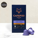 Choc 'n' Roll chocolatey coffee beans - British product