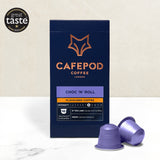 Choc 'n' Roll chocolatey coffee beans - British product