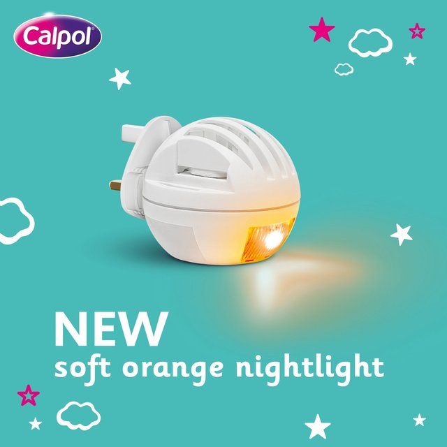 Calpol Vapour Plug  & Nightlight  + 3 Refill Pads Lavender & Chamomile