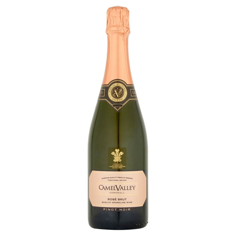 Camel Valley Brut Rosé sparkling wine 75cl (British brand)