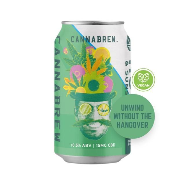 Cannabrew CBD Infused Hops and Sunshine Alcohol Free IPA 330ml
