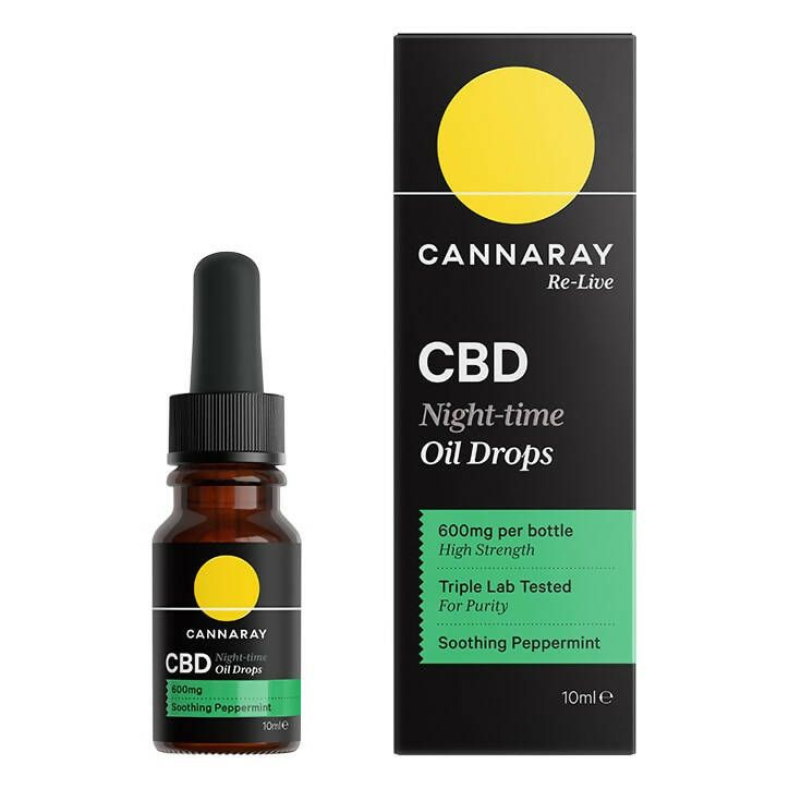 Cannaray Night-Time CBD Oil 600mg 10ml