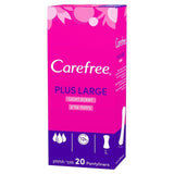 Carefree Plus Large Light Scent Pantyliners 20 per pack