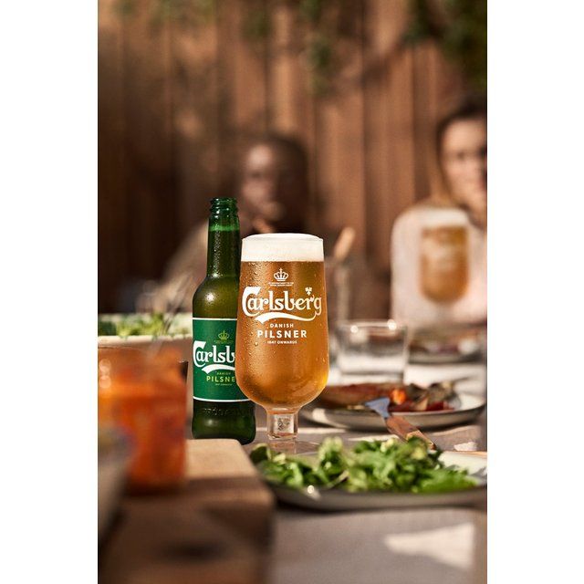 Carlsberg Pilsner Danish Lager Beer Bottles 24 x 330ml