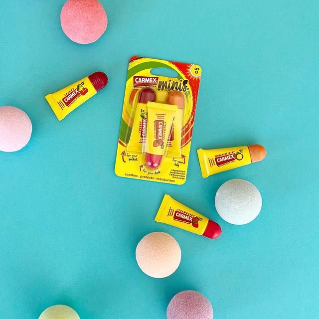 Carmex Mini Lip Balm 3 Pack SPF15 3 x 5g