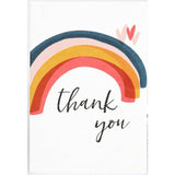 Caroline Gardner Rainbow Thank You Card Pack 10 per pack