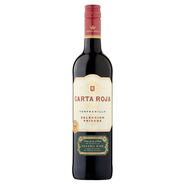 Carta Roja Pura Organic Tempranillo 75cl