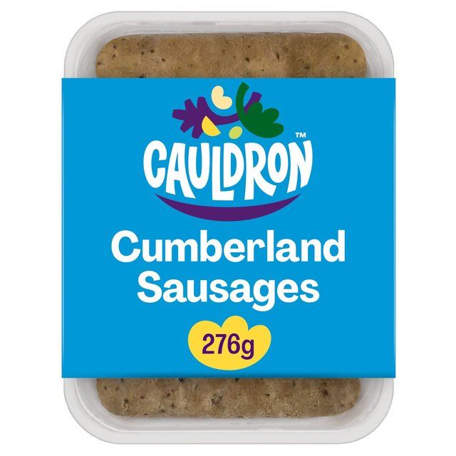 Cauldron Vegetarian 6 Cumberland Sausages 276g