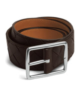 Harrods Bottega Veneta Leather Intrecciato Reversible Belt 3.5cm- Buy online at McGrocer