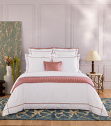 Harrods Yves Delorme Athena Santal Super King Flat Sheet 270cm x 295cm- Buy online at McGrocer