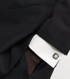 Tateossian Spazio square mother-of-pearl cufflinks - British product