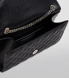 Saint Laurent Small Envelope Matelassé shoulder bag, imported from the UK