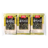 Dongwon roasted laver with olive oil - British product