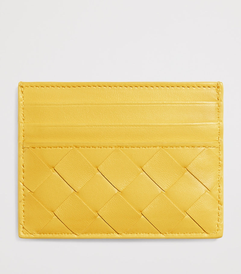 Bottega Veneta leather Intrecciato card holder - British product