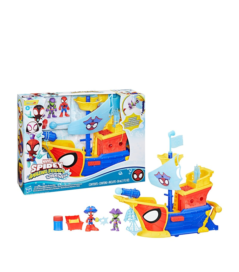 Marvel Spider-Man bubble pirate ship playset, imported from the UK