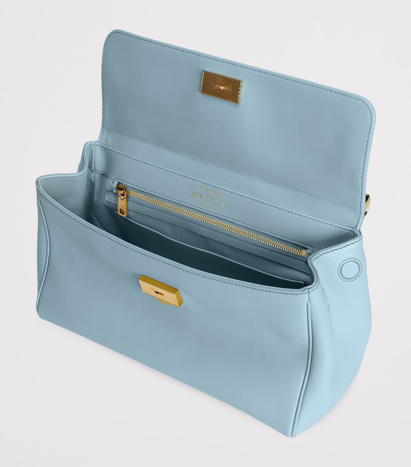 Dolce&Gabbana My Sicily top-handle plongé calfskin bag (British brand)