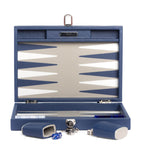 Hector Saxe leather backgammon set, UK version