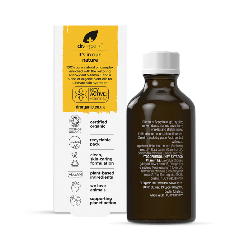 Dr Organic Vitamin E Pure Oil Complex 50ml - British product
