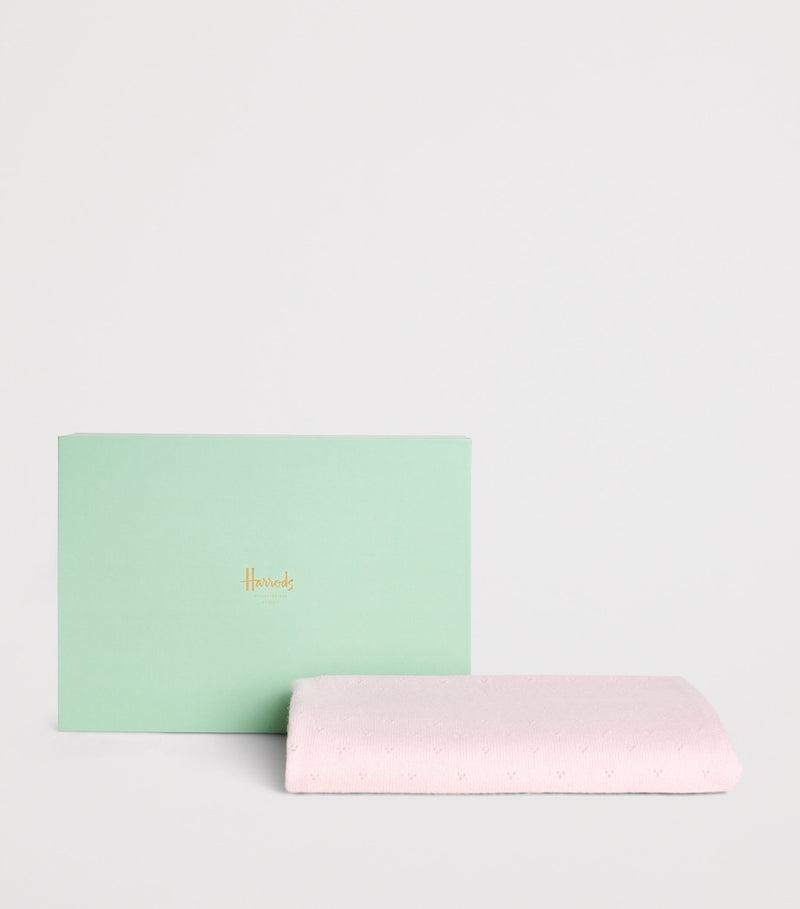 Harrods luxury cashmere shawl baby gift, UK version