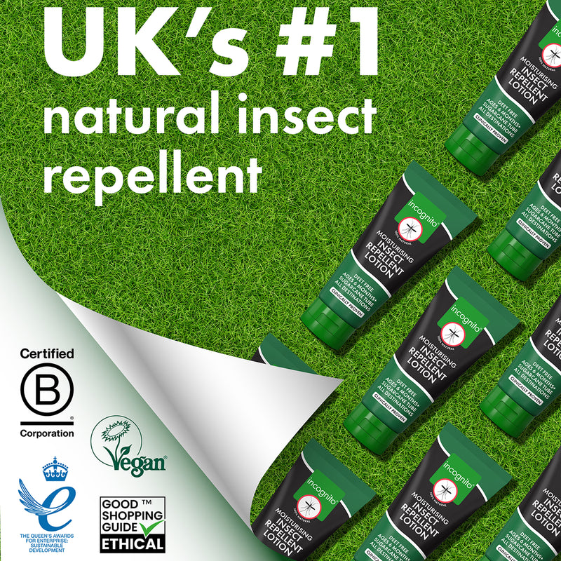 Incognito insect repellent lotion imported from the UK