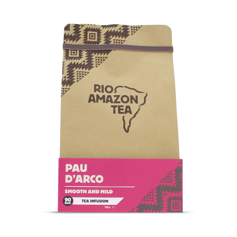 Rio Amazon Pau D'Arco herbal tea 90 bags, imported from the UK