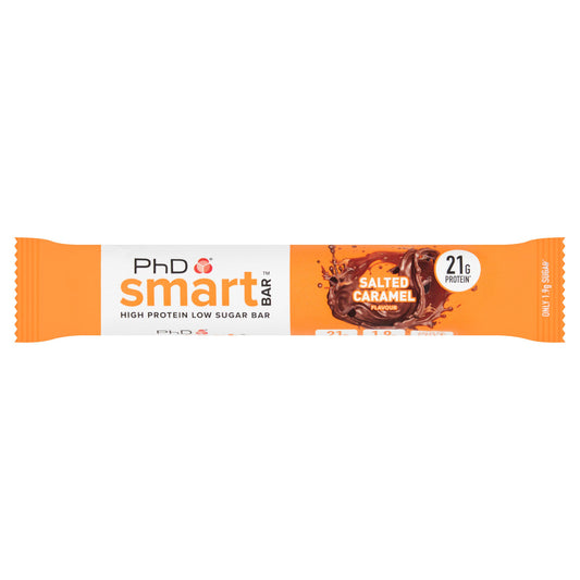 Phd Salted Caramel Flavour Smart Bar 64g GOODS Sainsburys   
